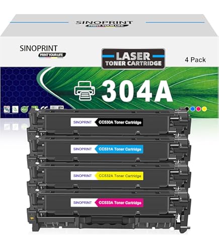 HP 304a Cc 530a Toner XColor 4PK CC530A CC531A CC532A CC533A 304A Compatible Toner Cartridge For HP La Tn 2420