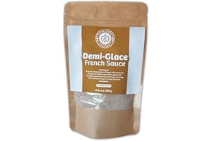 DONA MARIA GOURMET French Demi-Glace Sauce 3.5 Ounce 10 Servings Demi Glace Beef Mix Bouillon Stock