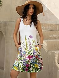 LUXVEER Womens Summer Boho Dresses 2025 Casual