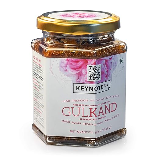 Keynote Gulkand (Damask Rose, Misri, Cardamom & Praval) 300 Grams