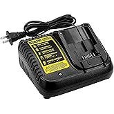 Powilling DCB118 DCB115 Charger Replacement for Dewalt 12V-20V MAX Lithium Batteries, Compatible with DCB115, DCB107, DCB105, DCB102