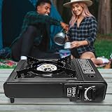 BARGAINS-GALORE Portable Gas Cooker Camp Stove with 8 Butane Canisters view 2