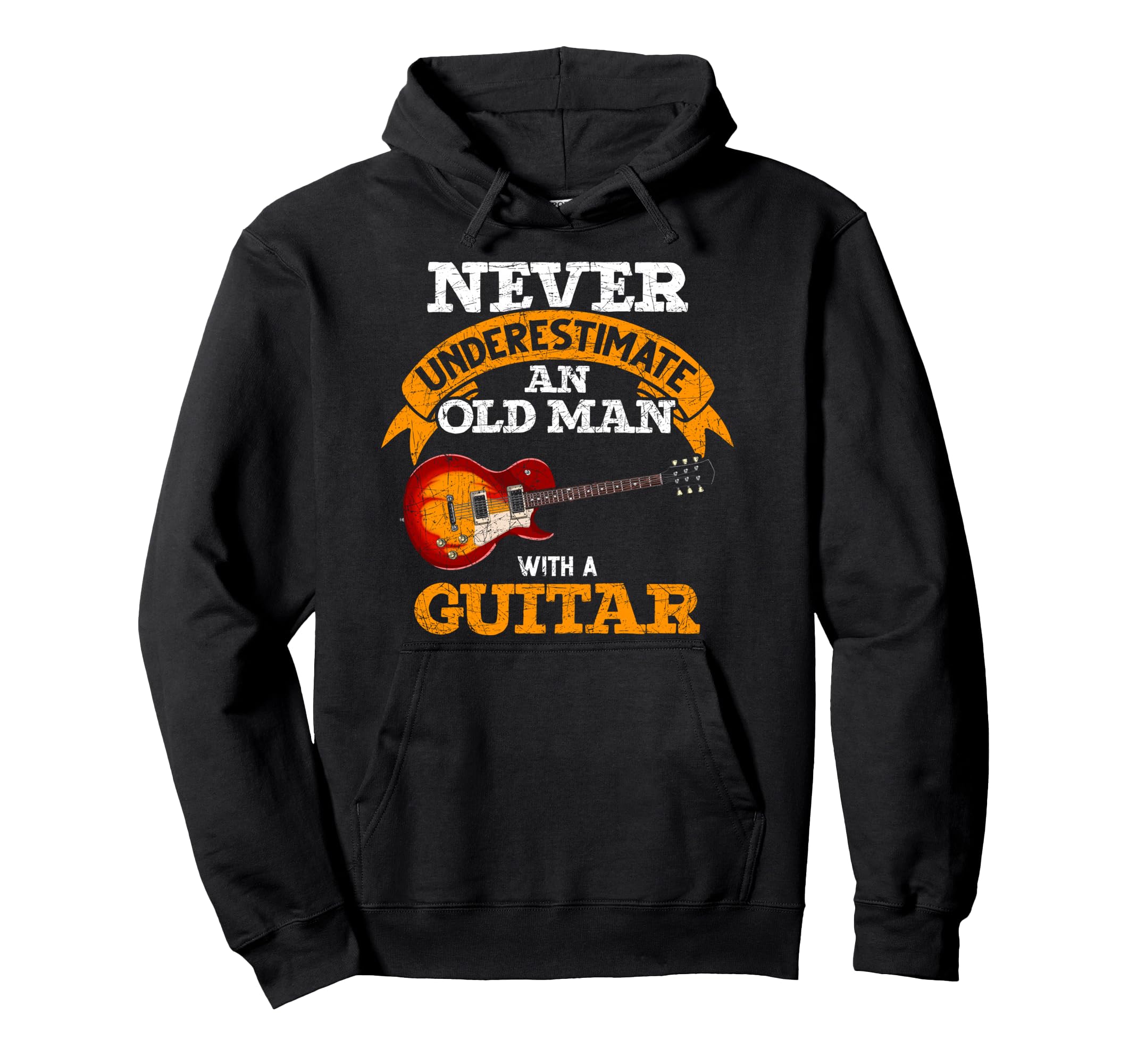 Retirement Guitar Player Retired Guitarist Musician Guitar Pullover Hoodie
