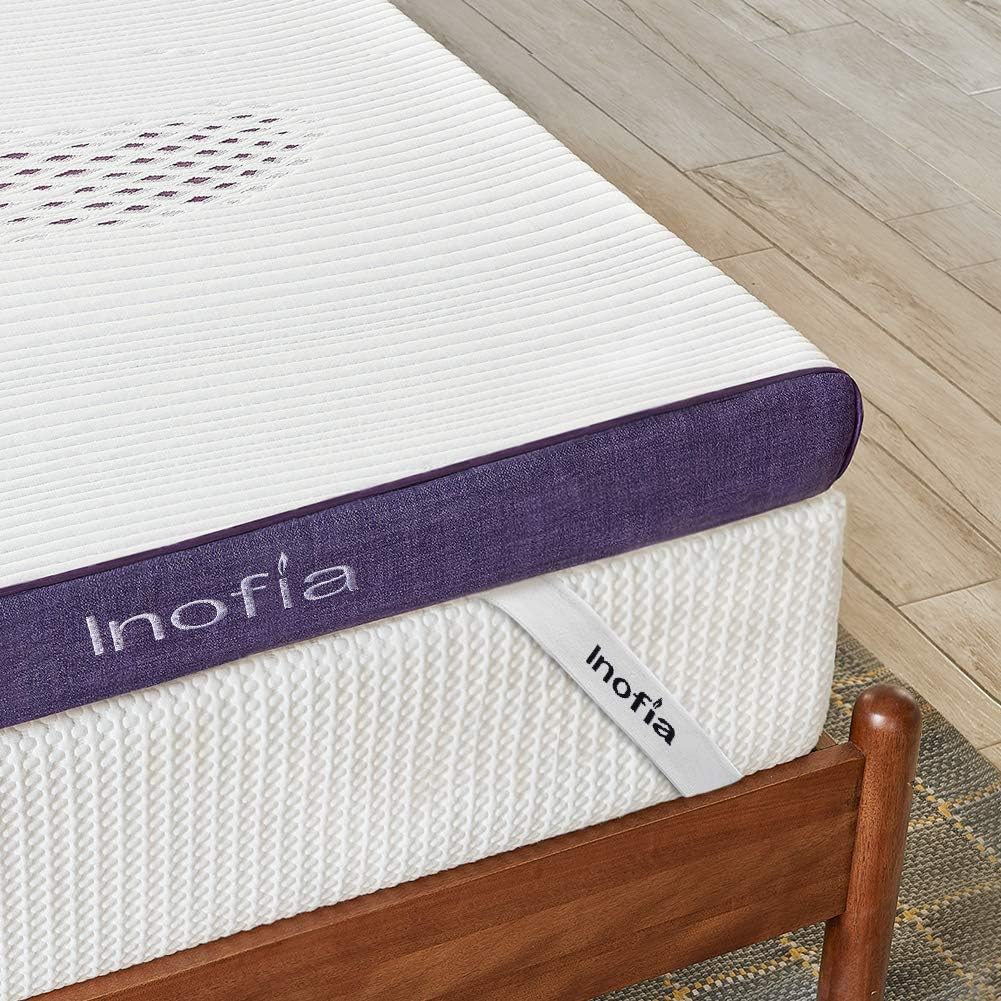 Inofia Gel Memory Foam Mattress Topper Super King, 8CM Firmness GELEX