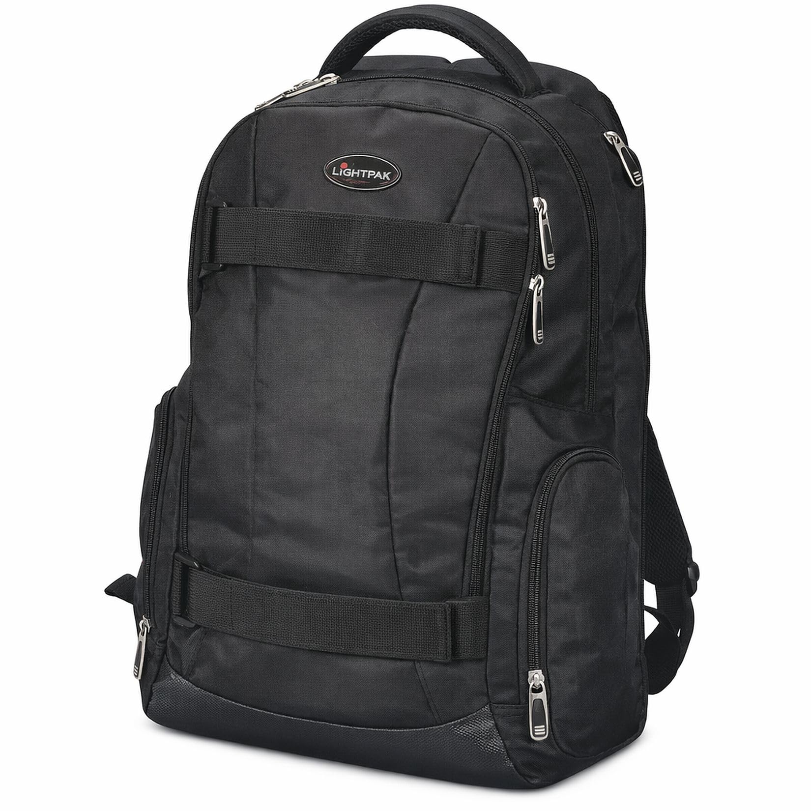 Fanatic Hawk Padded Nylon Backpack for 17 inch Laptop - Black