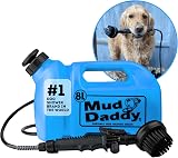 Mud Daddy 8 Litre Portable Pet Wash Device Blue Muddy Walks Grooming