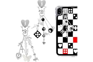 ZLSPTK Charm Chains for Kindle Cute Phone Charm Kit Keychain Charms for Kindle with Hook Phone Decorations for Case Hippers Accessories for Readers Booklovers Women Men Gifts