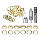 HARFINGTON 20pcs Grommet Tool Kit 18mm Copper