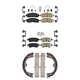 Transit Auto Front Rear Ceramic Disc Brake Pads Kit