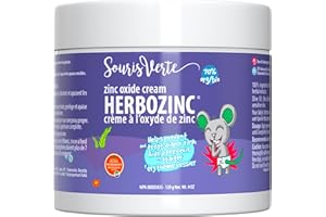 Souris Verte Herbozinc Zinc Oxide Diaper Rash Cream – Made in Canada (1-pack)