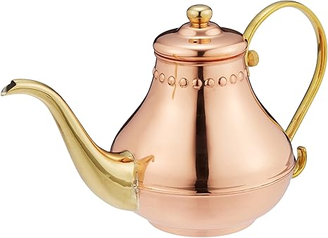 Amazon Tmgサプライ アラジン コーヒーポット 5人用 ティーポット兼用 銅 日本 Pkc47 ティーポット オンライン通販