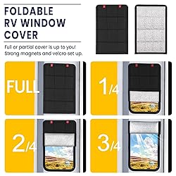 funomo RV Door Window Shade, Foldable Magnet RV