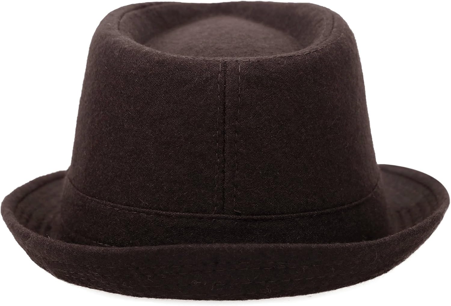 Fedora Hats for Men Unisex Manhattan Black Fedora: Clothing