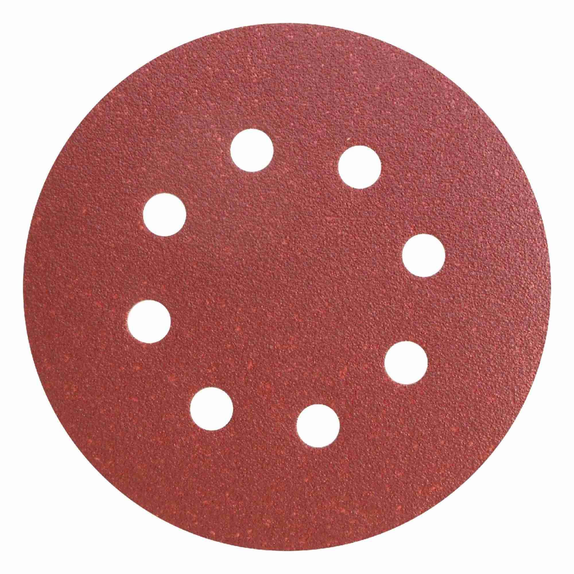 Klingspor Self-Fastening Wood/Metal Sanding Discs - PS 22 K 120 Grit 125mm 8 Hole Pack of 50