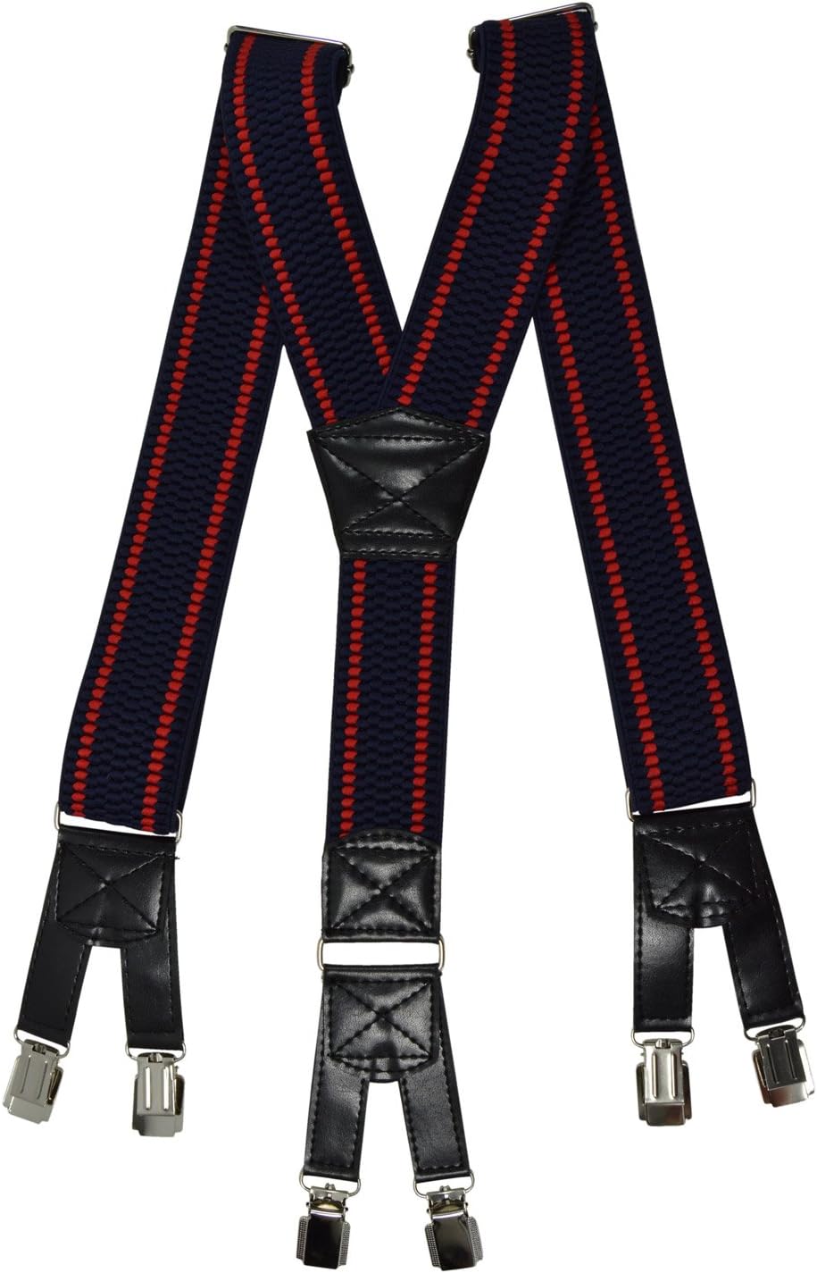 OlataHeavy Duty Y-Shape Braces/Suspenders with Six Clip Design - 4cm