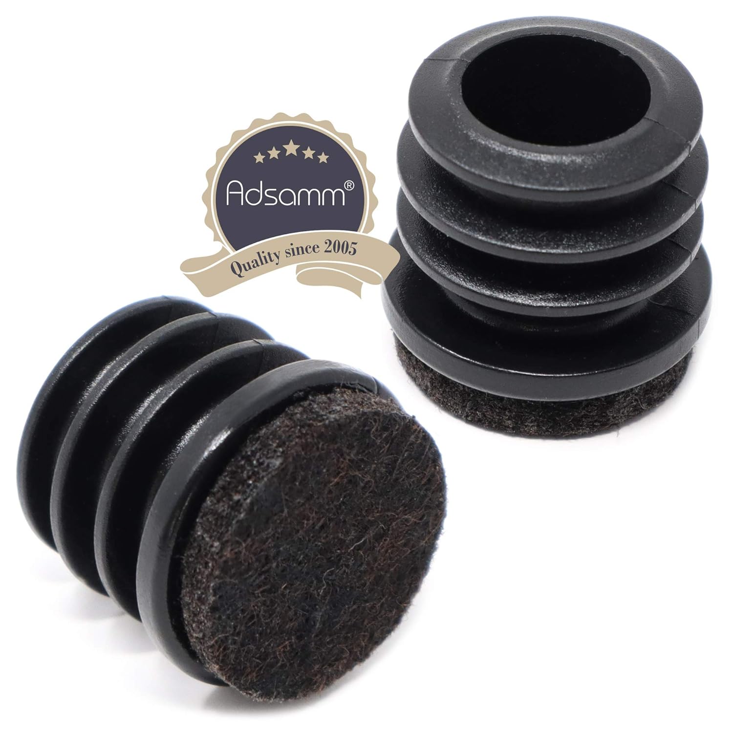 Gamba Per Mobili Plastica Marrone Spazzolato L 40 X P 40 Mm, H 15 Cm - Foto 6