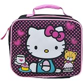 Hello Kitty Lunch Box, Reusable and Insulated Lunch Bag | Soft Sanrio Lunchbox for Kids, Girls, Boys, Unisex, Toddlers - Hello Kitty School Supplies