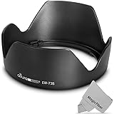 (Canon EW-73B Replacement) Altura Photo Lens Hood for Canon 18-135mm EF-S f/3.5-5.6 IS, EF-S 18-135mm f/3.5-5.6 IS STM, 17-85mm EF-S f/4.5-5.6 IS USM Lenses
