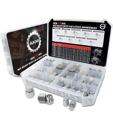 【AKM】テキストセット Amazon.com: AKM 80 Pcs DIN Light Duty Cap & Plug Assortment