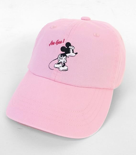 Amazon Cs F Pink 15 カスターノ Castano ミッキーマウス キャップ ローキャップ ディズニー シックスパネル 6p メンズ レディース 帽子 Hat Cs キャップ 通販