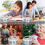 WISCENT Portable CD Player Boombox Bluetooth FM Radio Stereo USB AUX Headphone view 7
