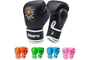 Redipo Kids Boxing Gloves, Youth Boxing Training Gloves for Kids 3-9 Year Boys and Girls, 4&6OZ Fighting Gloves, Punching Bag Kickboxing Thai Mitts MMA Training Sparring Gloves