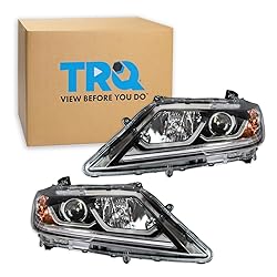 TRQ Headlight Assembly Set Headlights Driver