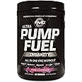 PMD Sports Ultra Pump Fuel Insanity - Pre Workout Drink Mix for Energy, Strength, Endurance, Recovery - Complex Carbohydrates and Amino Energy - Electric Pink Lemonade (30 Servings)