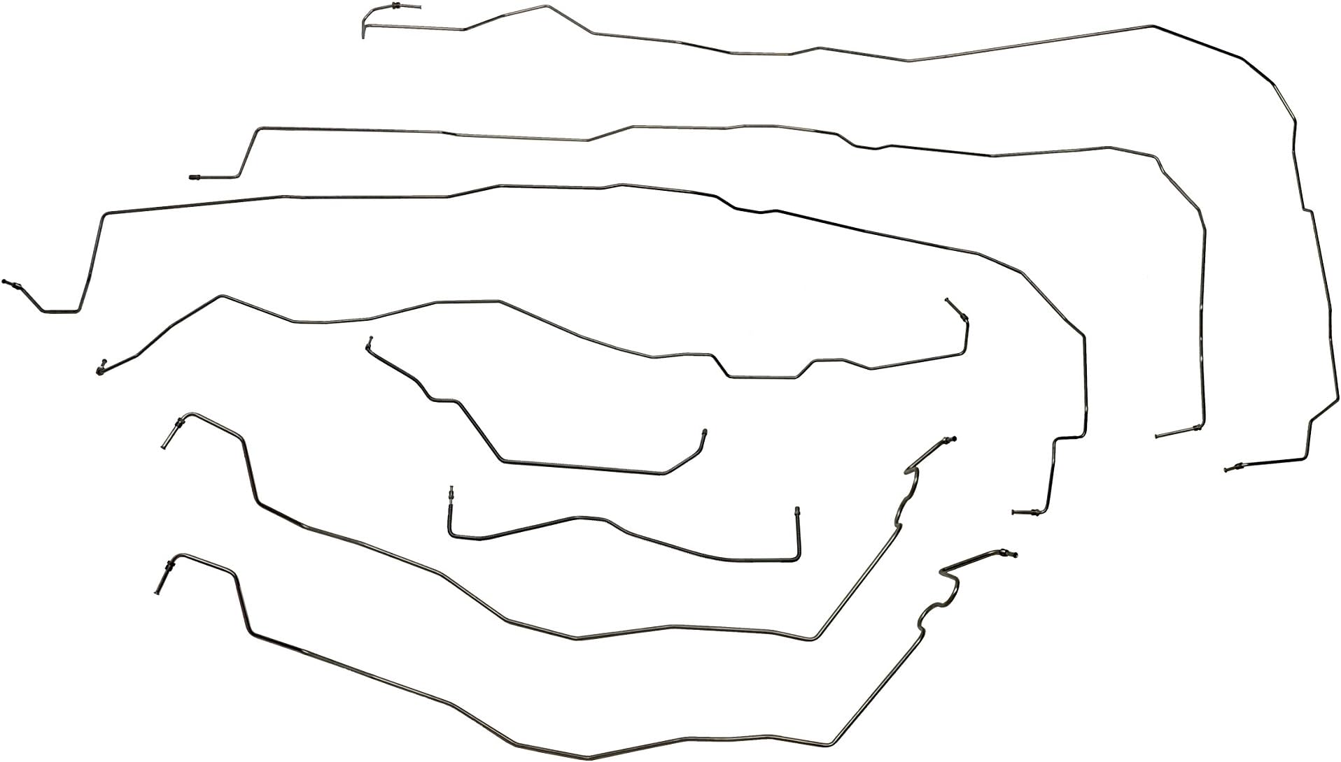 Hummer H2 Brake Line Kit - Never Rust Stainless Steel - 2003,2004,2005,2006,2007