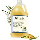 Kevala Organic Extra Virgin Sesame Oil – USDA Certified, Cold Pressed and Unrefined; mild flavor for cooking, sautéing, bakin
