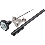 Digital Cooking Candy Liquid Thermometer with Stainless Steel Pot Clip, Quick Read, Battery Included