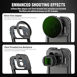 NEEWER 15 Pro Cage Phone Video Rig with Snap On