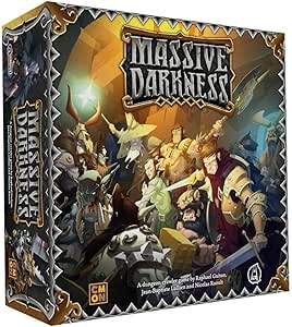 CMON Massive Darkness Board Game | Strategy Game | Adventure Game | Miniatures Battle Game for Adults and Teens | Ages 14 and Up | 1-6 Players | Average Playtime 90 Minutes | Made
