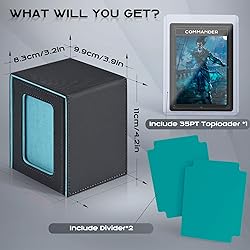 ZLCA MTG Deck Box with Commander Window