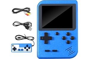 CONIENGK Retro Game Console, Handheld Game Console with 500 Classical FC Games, Portable Retro Handheld Game Console Support TV Connection & 2 Players 1020mAh Rechargeable Battery, Gifts for Kids Adults