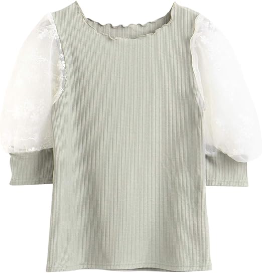 Amazon マジェスティックレゴン Majestic Legon フラワーホイップトップス M ミント Tシャツ カットソー 通販