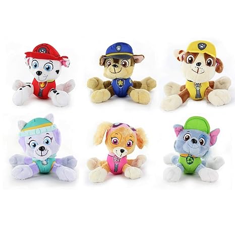 paw patrol teddy set