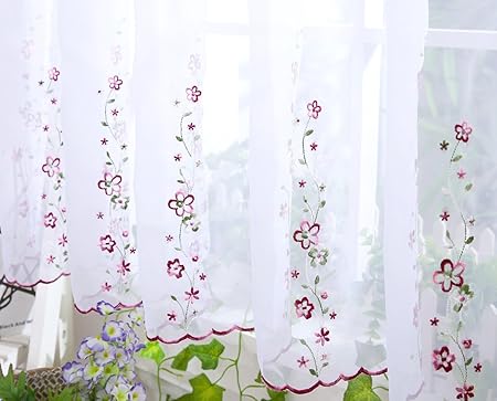 Ians Emporium White Voile Cafe Net Kitchen Curtain Sold By Mtr
