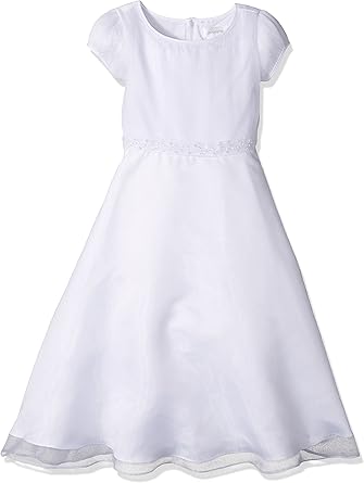 cap sleeve communion dress