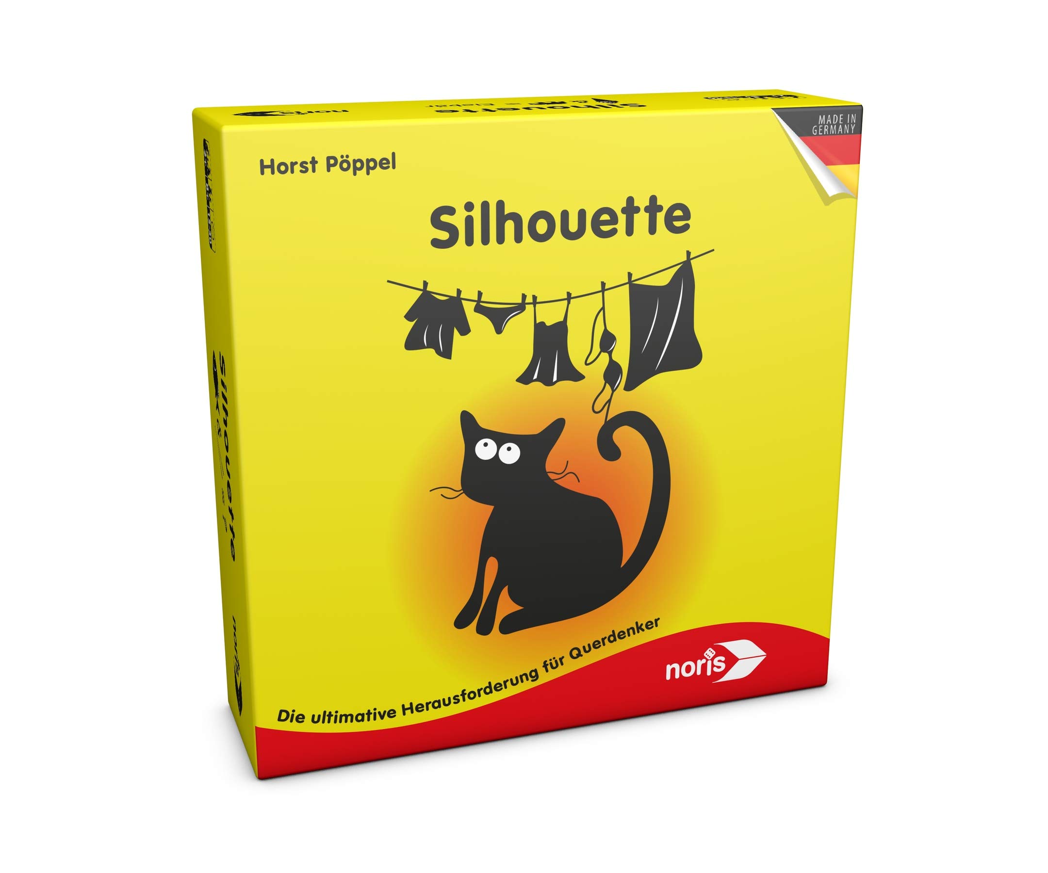 Noris 606121475 606121475 Silhouette Tile Game, Multi-Coloured