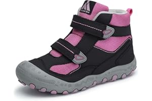 Mishansha Kids Hiking Boots Toddler Girls Boys Hiking Shoes Water-Resistant Anti-Collision Non-Slip Athletic Outdoor Trekking Boots