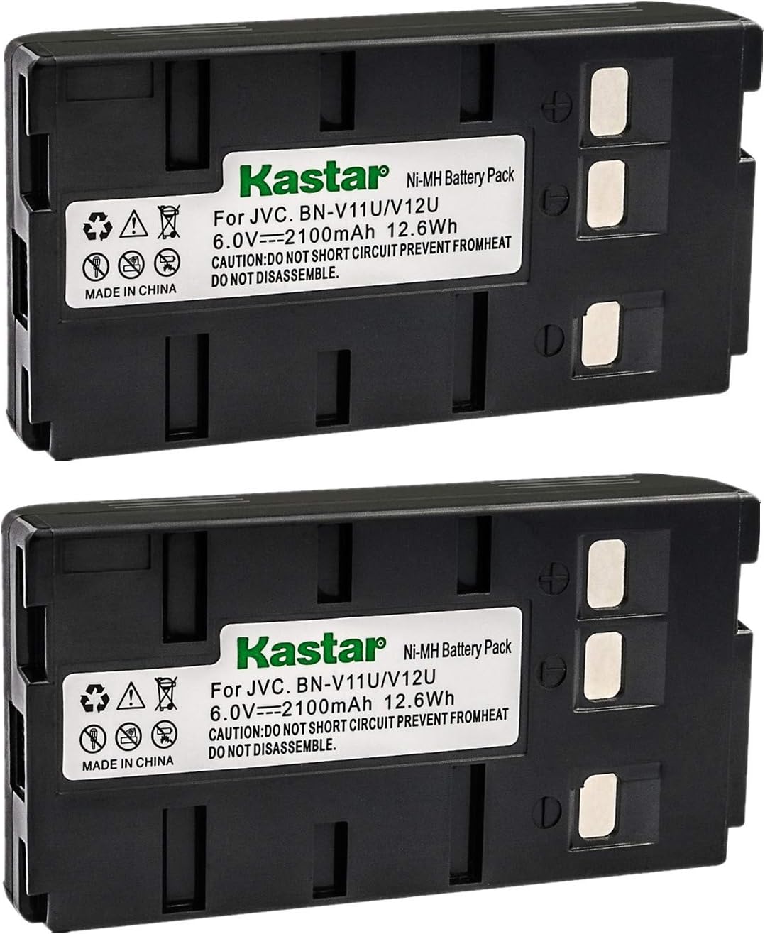 Kastar 2 Pack Ni-MH Battery Compatible with JVC BN-V11U BN-V12U BN-V14U BN-V22U BN-V25U Panasonic HHR-V20A/1B HHR-V40A/1B PV-BP15 PV-BP17 VW-VBS1 VW-VBS2 AKKUVZ8240 : Digital Camera Accessory Kits : Home Audio & Theater