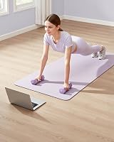SONGMICS Hex Dumbbells Set with Stand 2x1kg 2x3kg 2x5kg Neoprene view 2