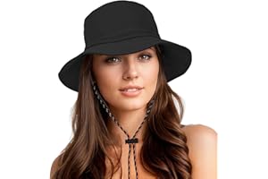 Durio Waterproof Bucket Hats for Woman UPF 50+ Sun Hat UV Protection Packable Rain Hats for Women Lightweight Hiking Hat