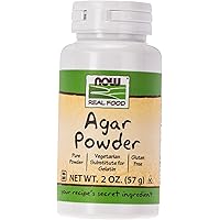 NOW Foods, Agar Pure Powder, Vegetarian Substitute for Gelatin, Gluten-free, Kosher, 2-Ounce