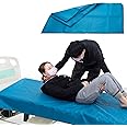 LOSCHEN Tubular Slide Sheet for Elderly Transfer, Sliding Draw Sheets to Assist Moving Elderly - for Cars, Vehicles, Wheelchairs and Bed- Hospitals & Home Care (Lake Blue, 39"x79"(100x200cm))