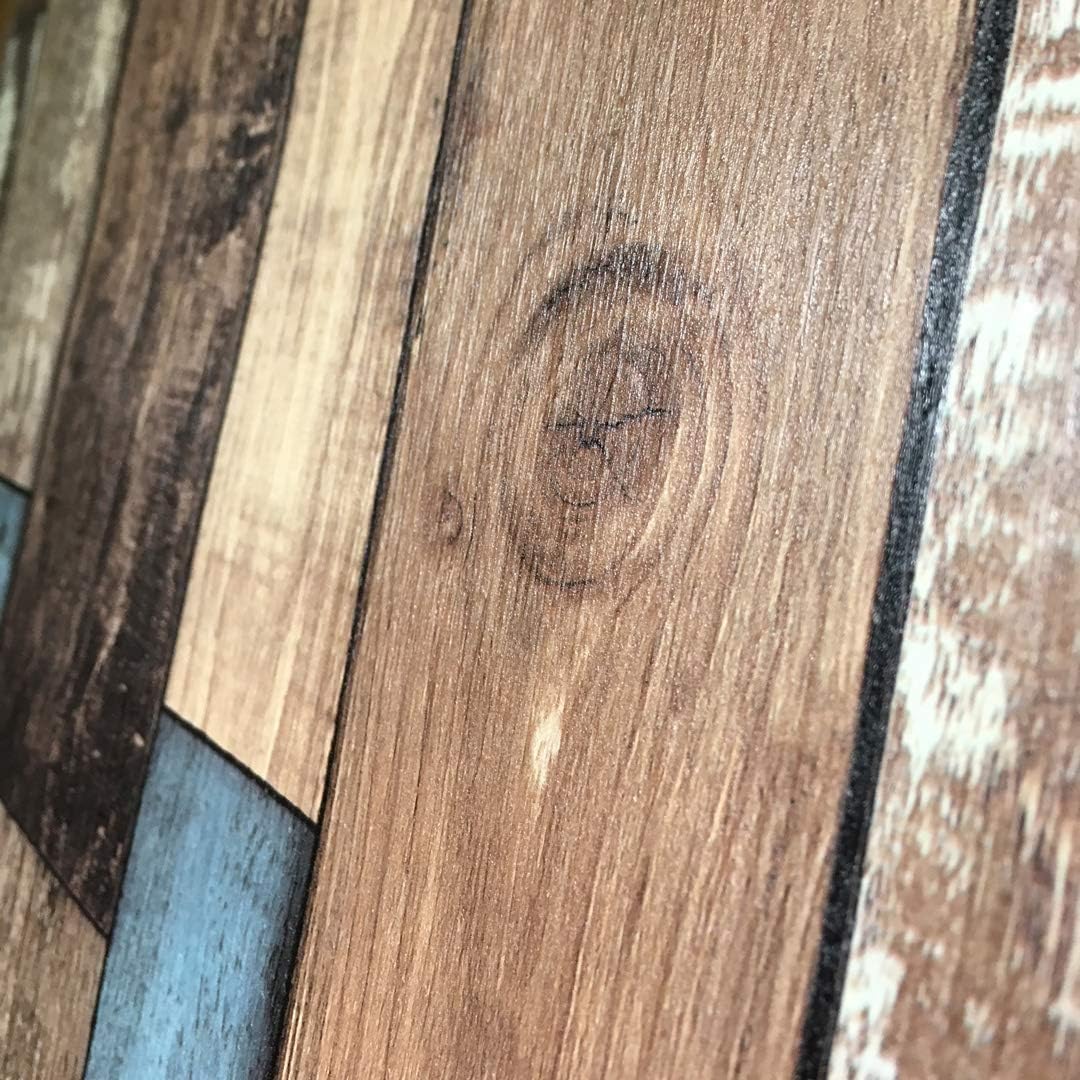 はがせる壁紙シール リメイクシート 木目調 ヴィンテージウッド 幅53センチx10メートル 壁紙 Amazon