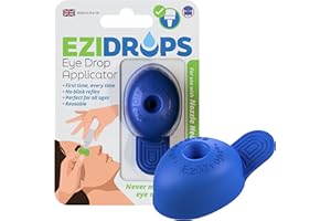 EziDrops Eye Drop Dispenser for Elderly – Suitable for All Ages – Easy-to-Use Eye Dropper Dispenser for Nozzle Head Bottles –