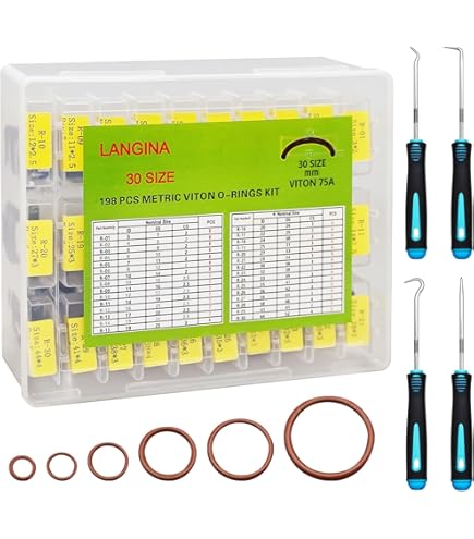 HERCULES O-RING FLANGE KIT, 90 DUROMETER, 12 DIFFERENT SIZES, BUNA N - View #10