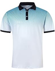 uideazone Men's Polo Shirt Athletic Fit Slim Short